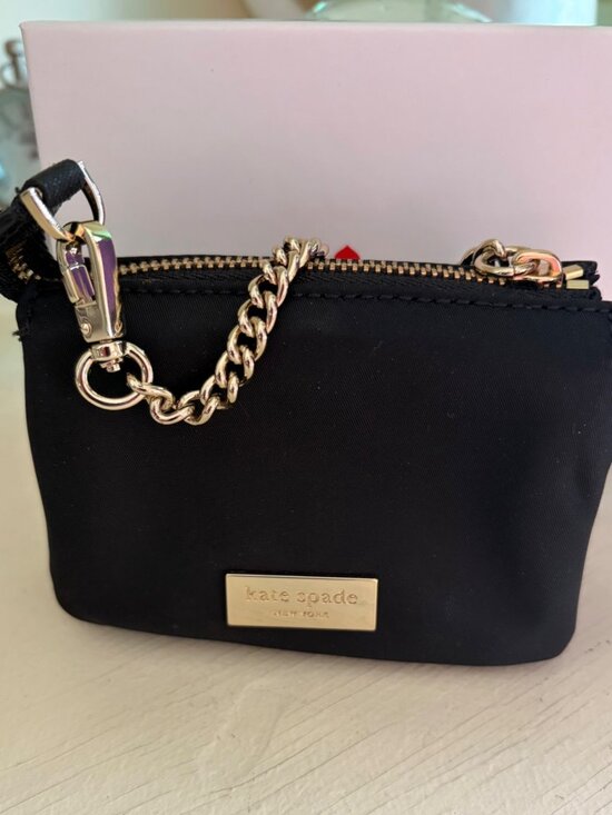 Kate Spade Star Bright Owl Mini Natasha Coin Purse Black - Picture 4 of 9